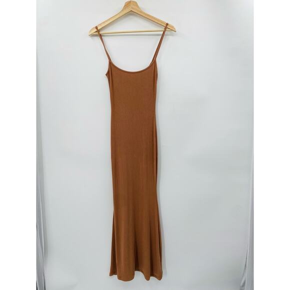skims soft lounge long slip dress - Picture 3 of 8